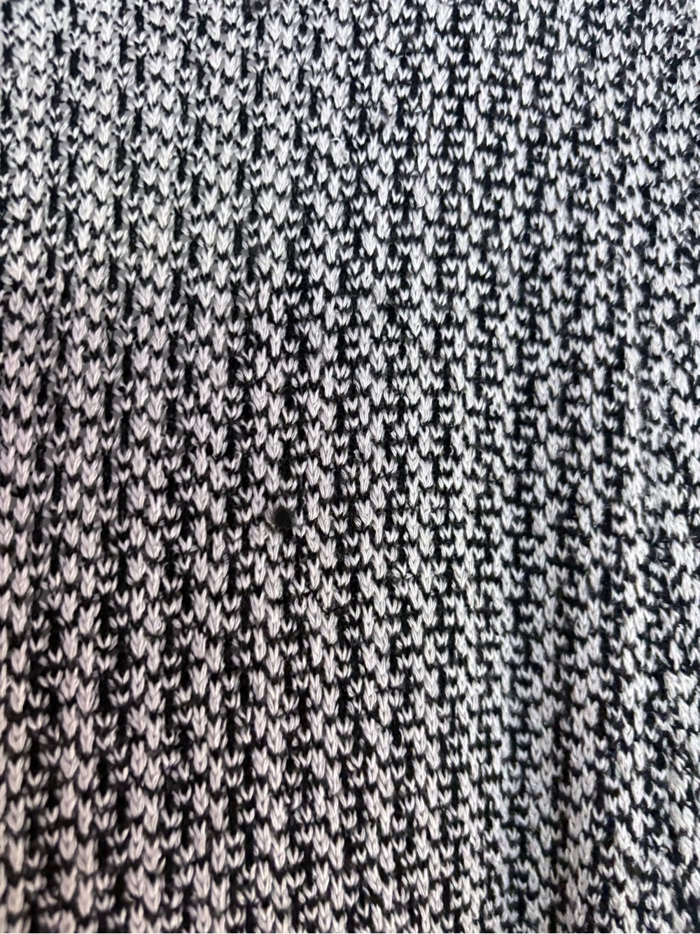 Vocal Black and White Marled Knit Top - Picture 6 of 6